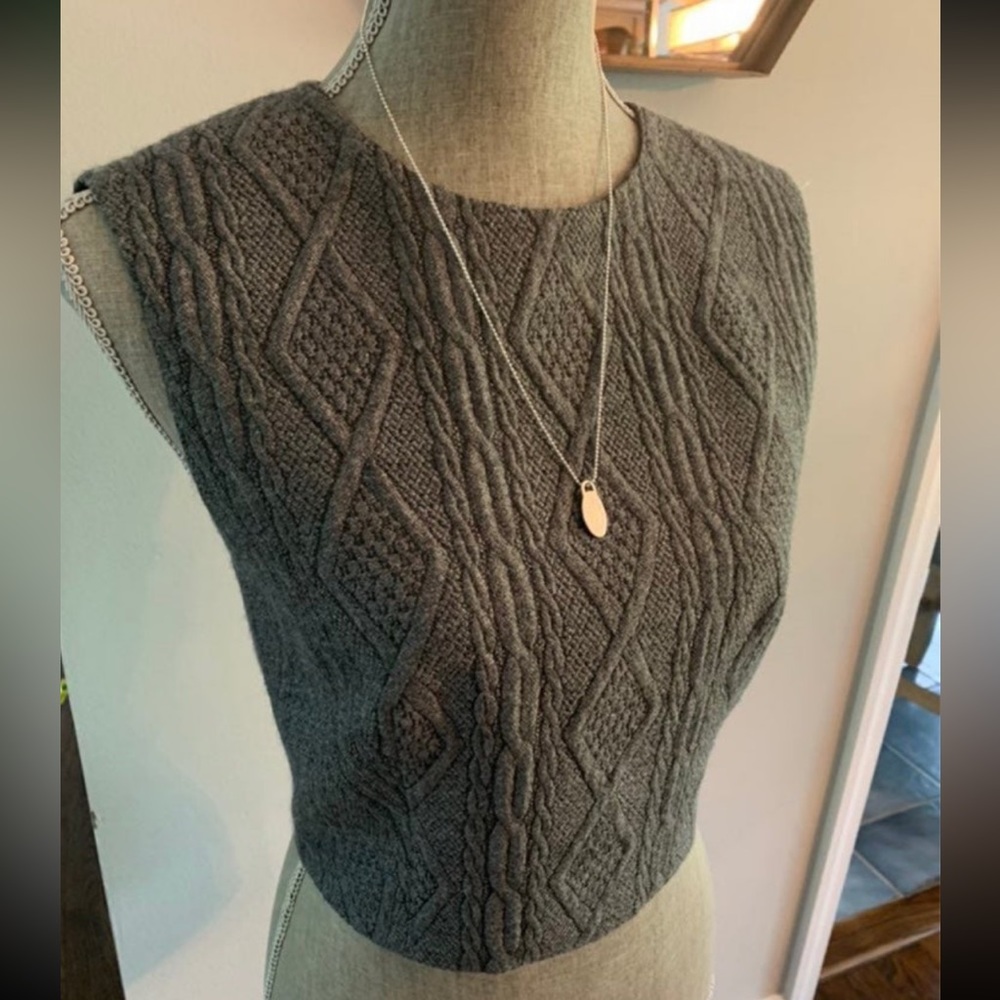 Alice + Olivia Zipper Crop Top
